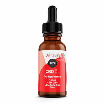 Avitava Erdbeere 10% CBD Öl