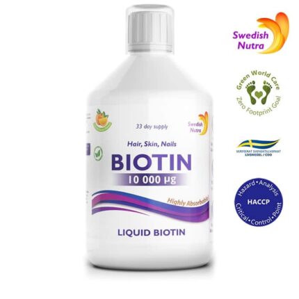 BIOTIN - für Haare, Haut und Nägel - Swedish Nutra