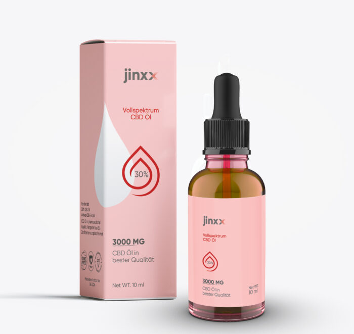 Jinxx - 30% Vollspektrum 3000 mg CBD Öl THC-frei