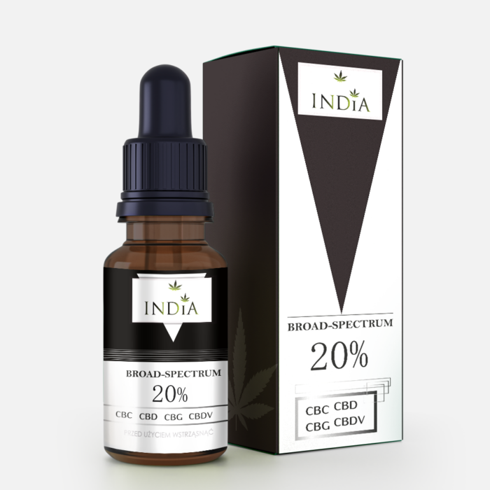 India - Broad Spectrum 20% CBD Öl